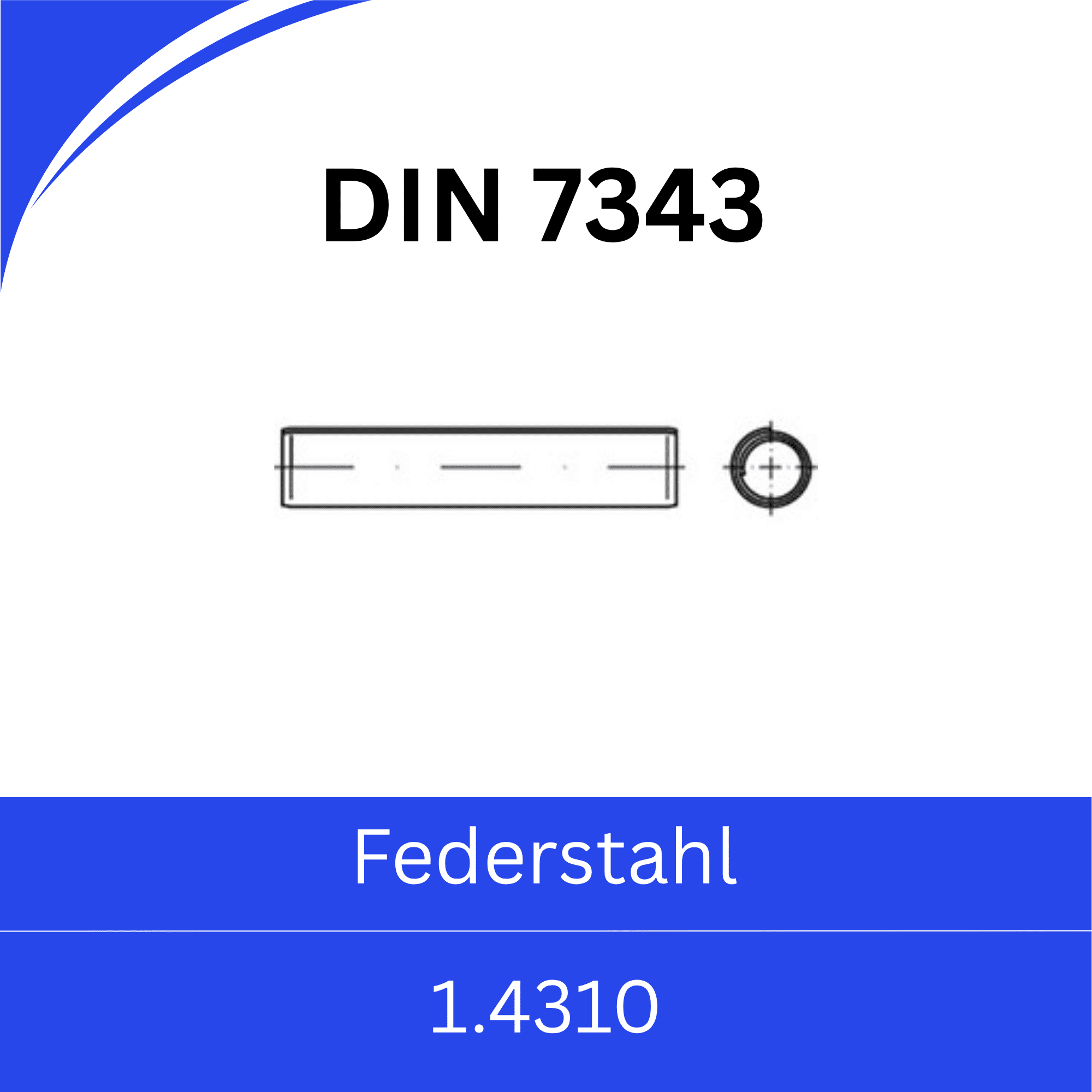 Bild von ➤ Kategorie: DIN 7343 Federstahl (1.4310)